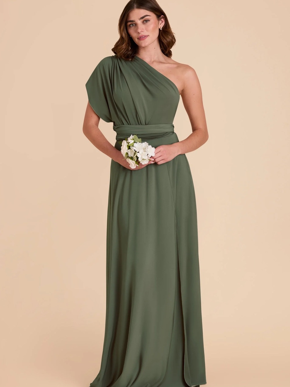 Birdy Grey Willow Luxe Knit Convertible Dress Olive Green - NWT - Size 1X